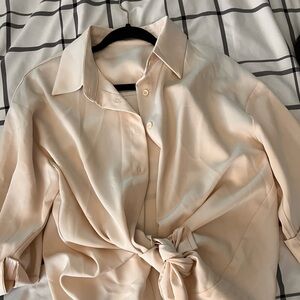 Cream blouse